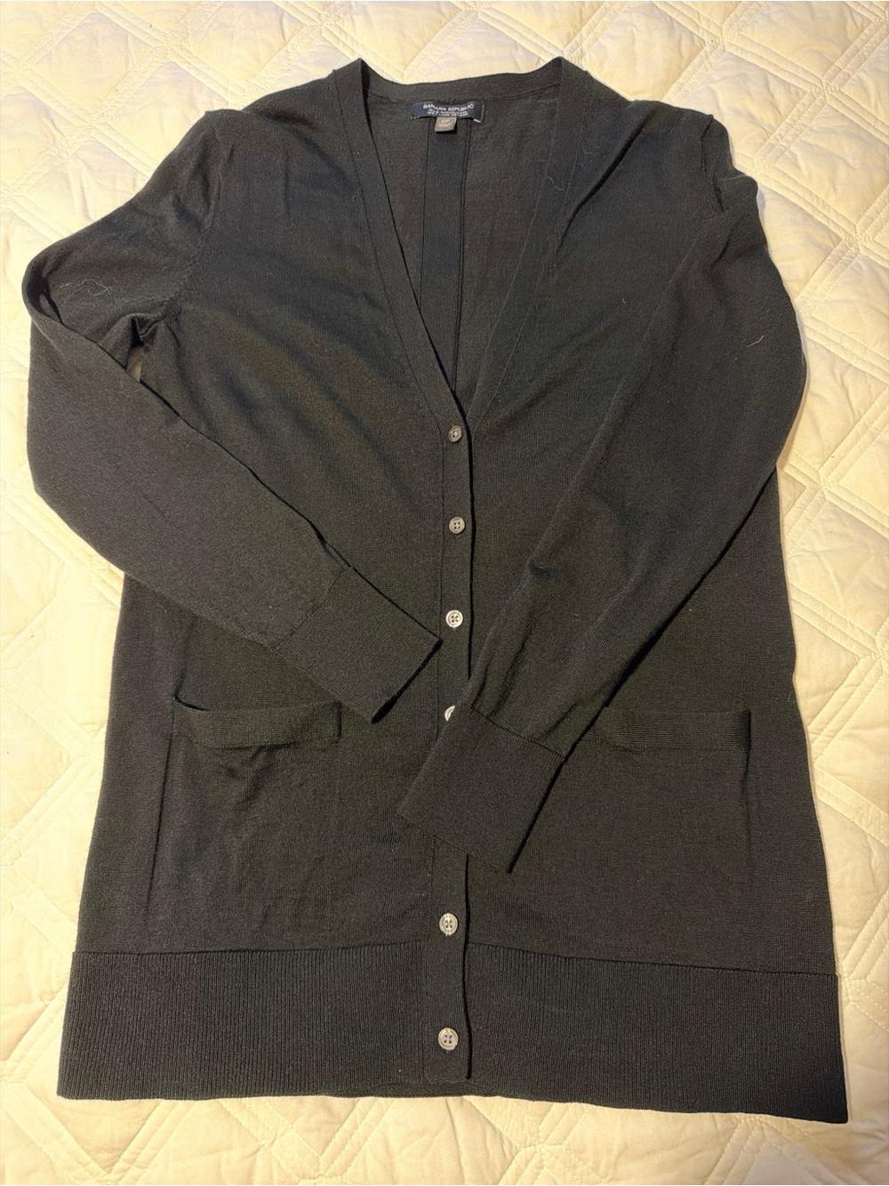 Banana Republic 100% Extra Fine Merino Wool Cardigan